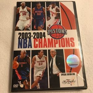 NWT Unopened Detroit Pistons 2003-2004 NBA Champions DVD
